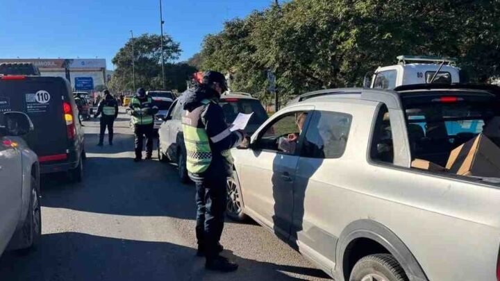 operativo de tránsito en Salta