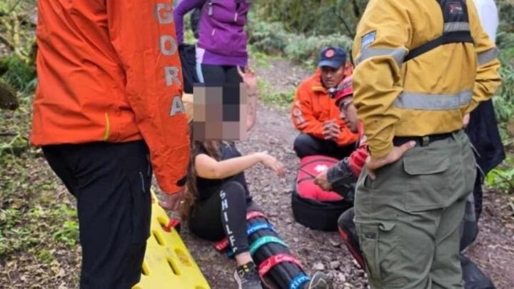 rescate en el cerro Elefante