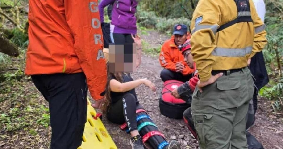 rescate en el cerro Elefante