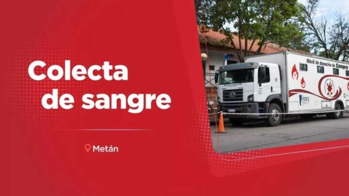 colecta de sangre en Metán