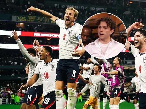 El inesperado intercambio entre Tom Holland y un futbolista argentino antes de Argentina-Inglaterra