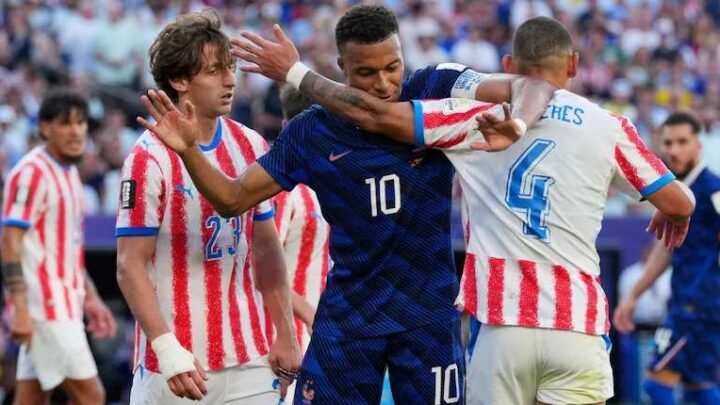 “Me preguntó si le quería dar un beso”: la frase de Mbappé que descolocó a un jugador de Paraguay en pleno partido