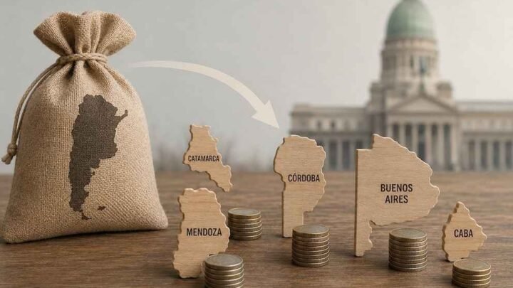 Caída en las transferencias automáticas a provincias en el primer semestre de 2026