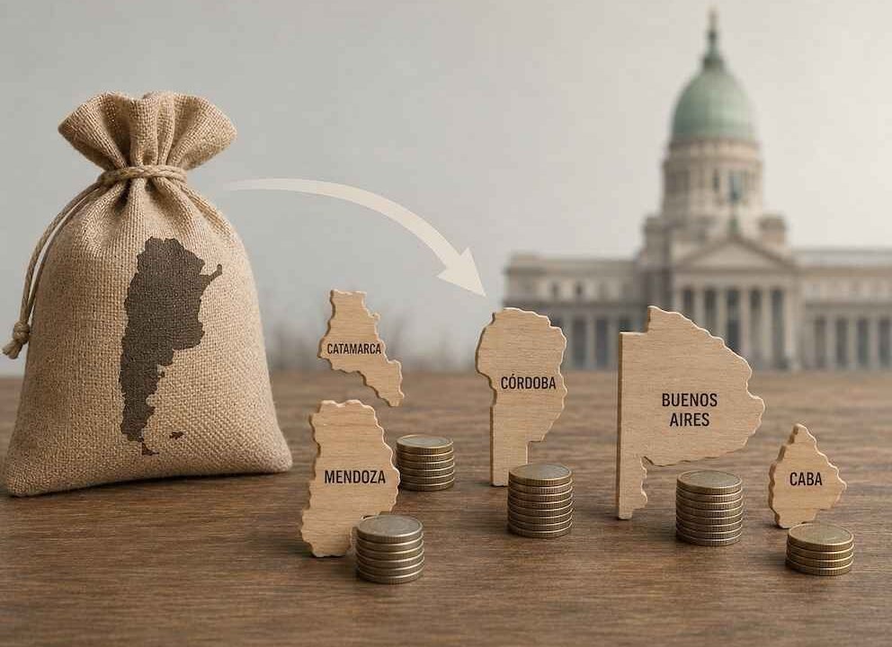 Caída en las transferencias automáticas a provincias en el primer semestre de 2026