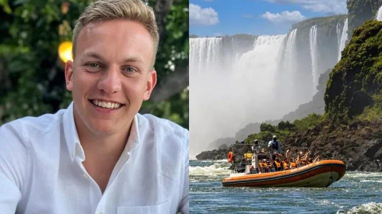 Falleció Mark Lensink, joven arquitecto neerlandés, en accidente en Cataratas del Iguazú