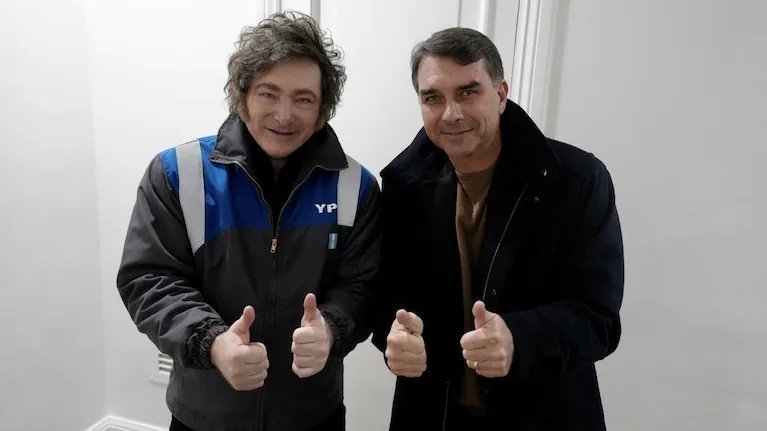 Milei Bolsonaro Lula Funcionarios critican apoyo Flavio Es