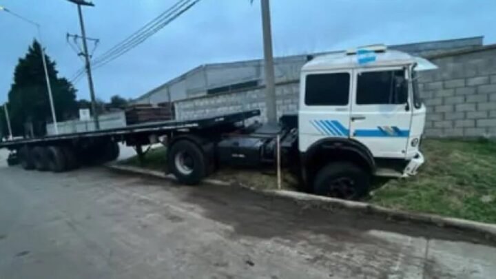 accidente camión Alberti Trágico hombre falleció aplastado