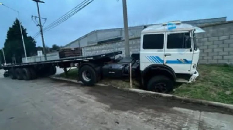 accidente camión Alberti Trágico hombre falleció aplastado