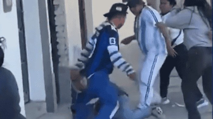 Pelea Orán festejos Argentina Violenta victoria