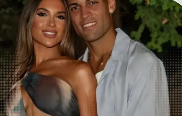 Lautaro Martínez y Agustina Gandolfo brillaron con sus looks en el festejo de cumpleaños del delantero