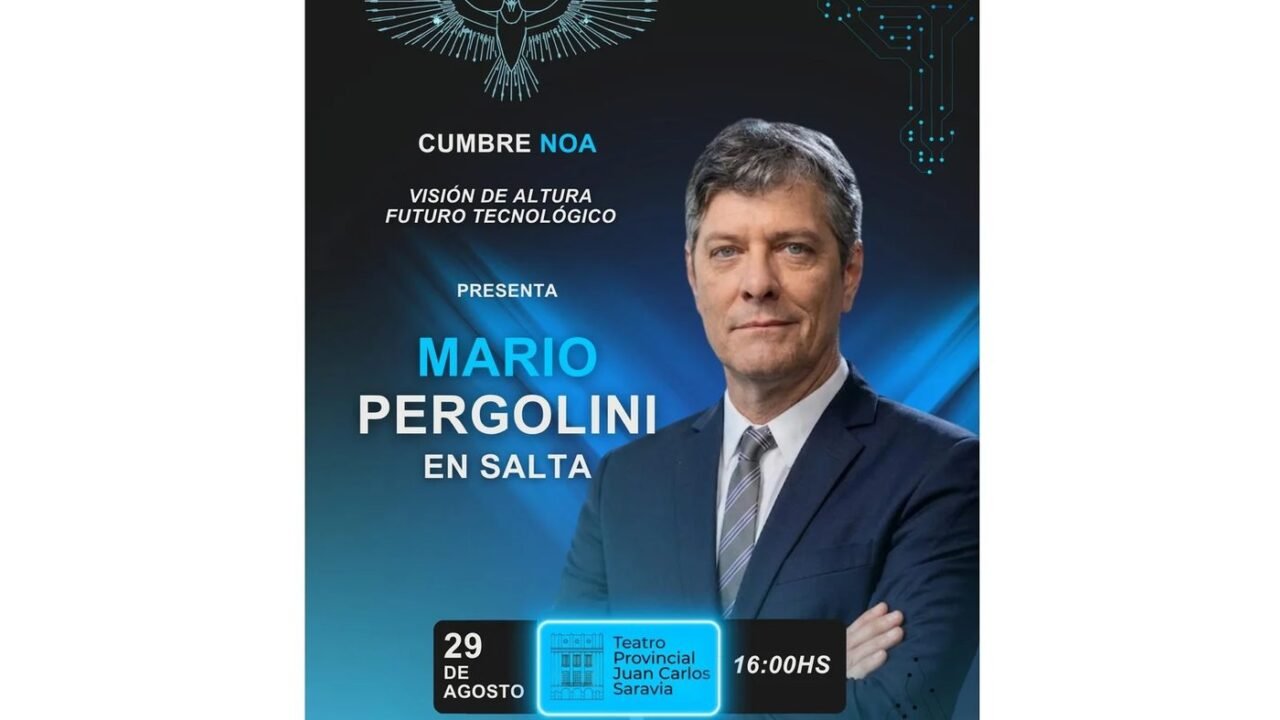 Salta será sede de la primera Cumbre NOA 2026 con Mario Pergolini como figura central