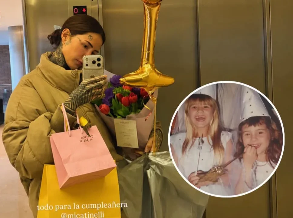 Mica Tinelli celebró sus 38 años rodeada de afecto y emotivos mensajes de su familia
