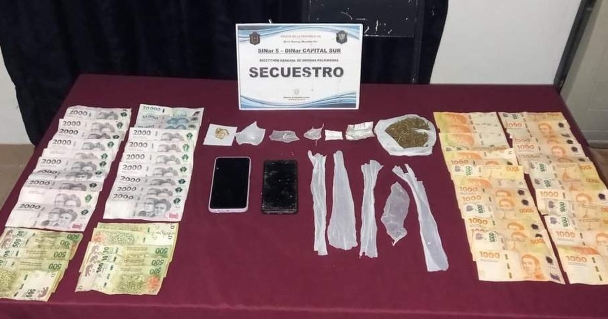 Denuncia Web permitió secuestro dosis droga