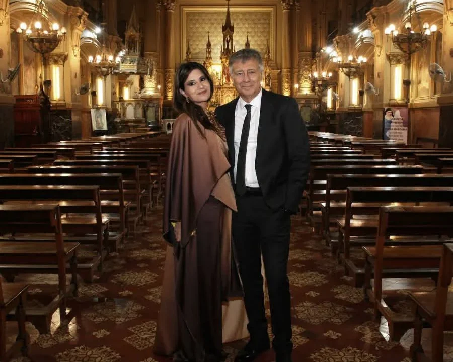 Rolando Graña y Giselle dieron el sí en una emotiva ceremonia religiosa