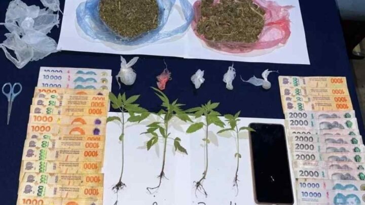 secuestró 2500 dosis de estupefacientes