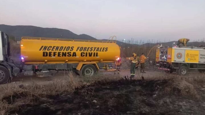 focos ígneos en Salta