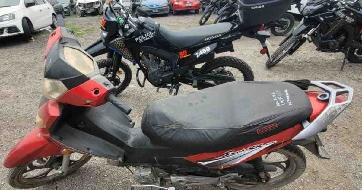 secuestran cinco motos