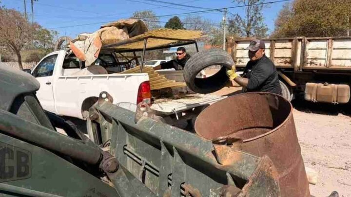 Operativo descacharrado San Luis acopiaron 6