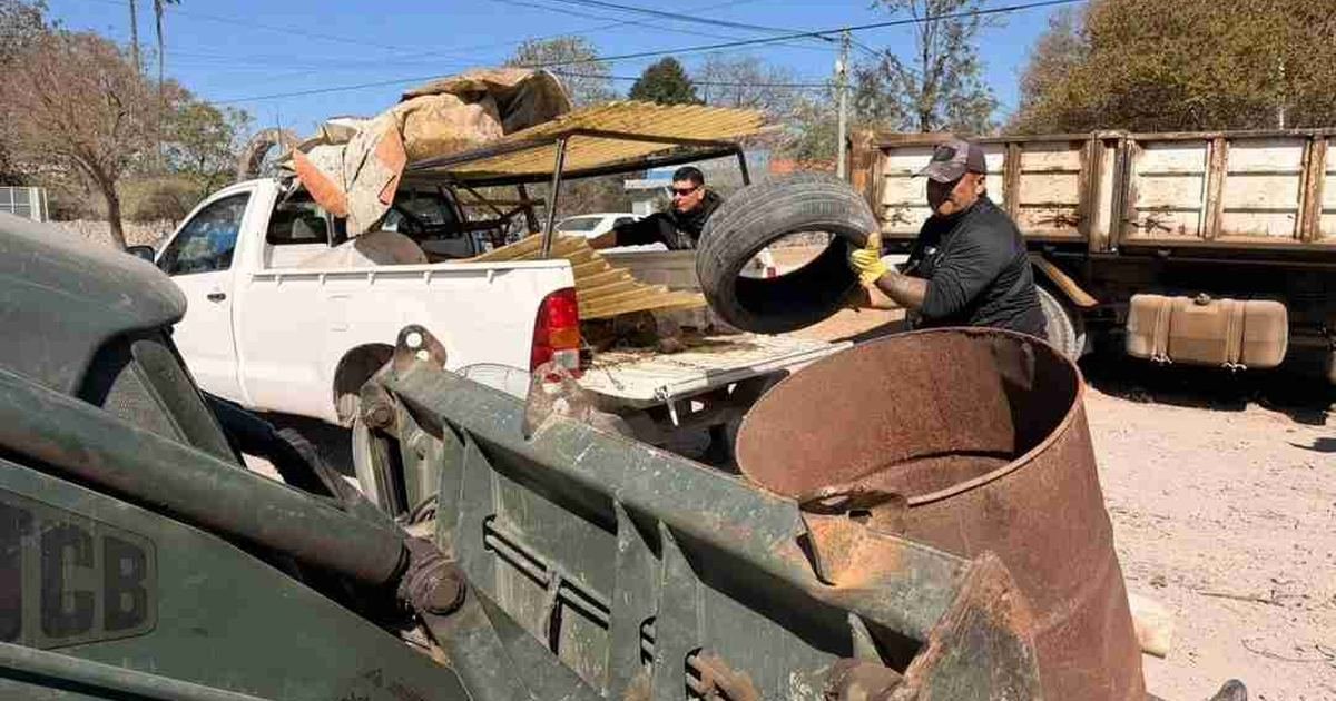 Operativo descacharrado San Luis acopiaron 6