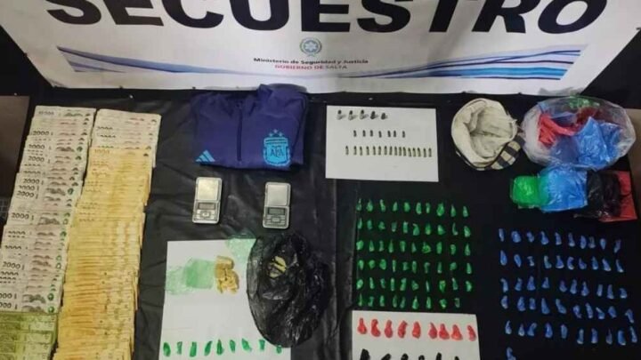 700 dosis de droga en barrio Ceferino
