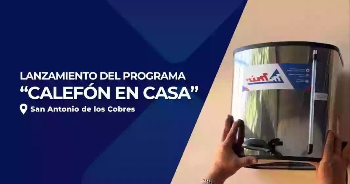 Programa Calefón en Casa