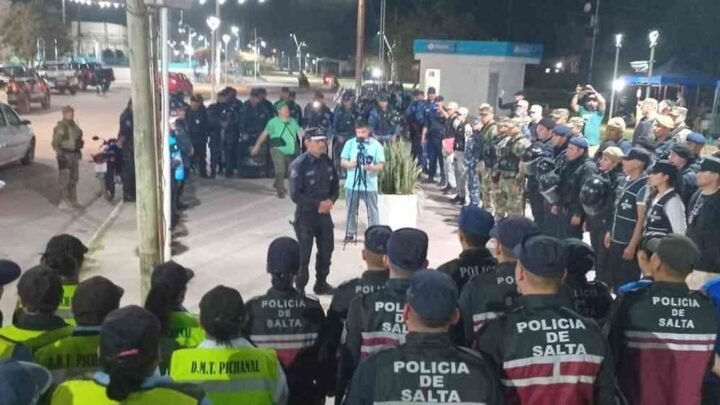 operativo en Colonia Santa Rosa y Pichanal