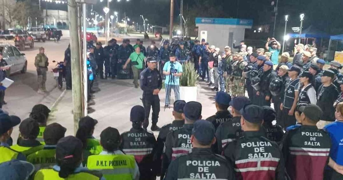 operativo en Colonia Santa Rosa y Pichanal