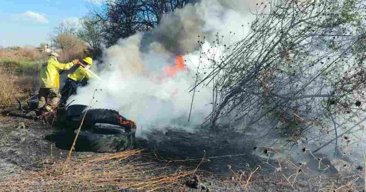incendio de pastizales