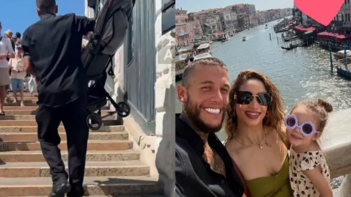 El desafío de Alex Caniggia y Melody Luz al recorrer Roma con el cochecito de su hija Venezia