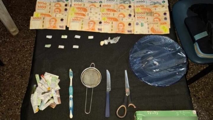 Allanamiento secuestro droga General Mosconi