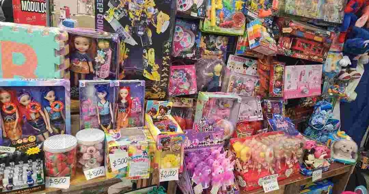 Juguetes precios imperdibles Día Niño mercado