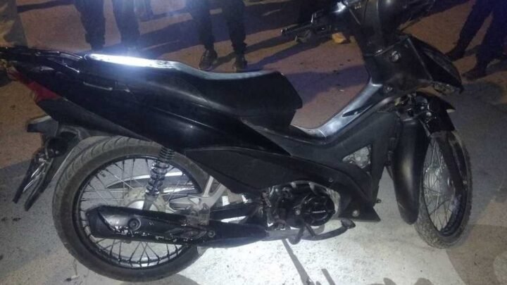 recuperaron una motocicleta