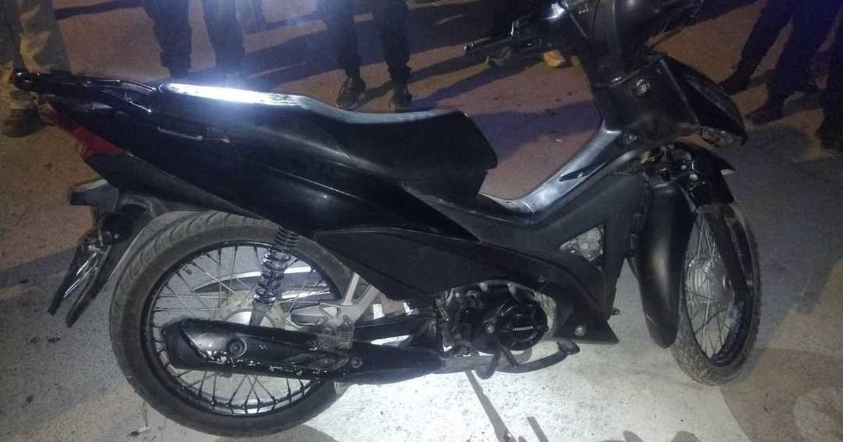 recuperaron una motocicleta