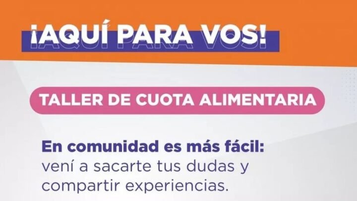 Mujeres recibirán asesoramiento gratuito cuota alimentaria