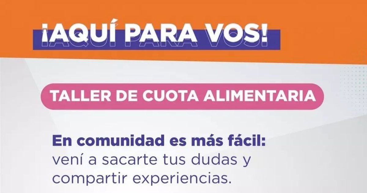 Mujeres recibirán asesoramiento gratuito cuota alimentaria