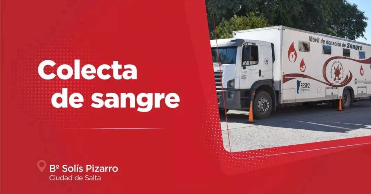 donar sangre barrio Solis Pizarro