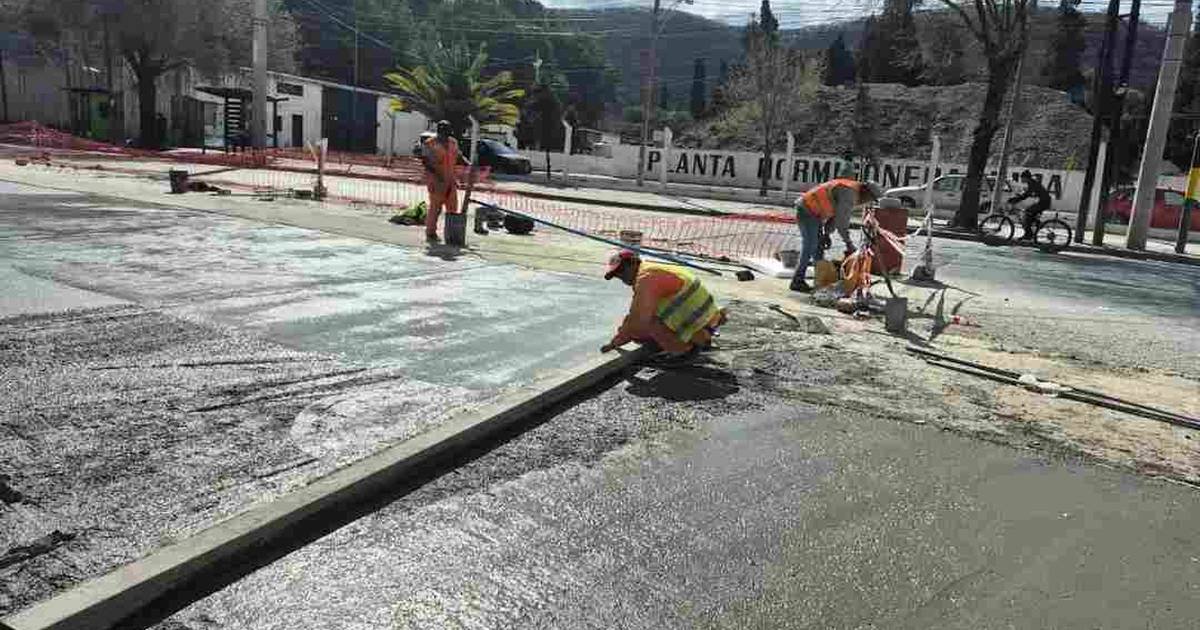renovación de la calzada en Artigas