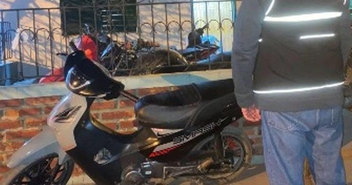 recuperaron una motocicleta