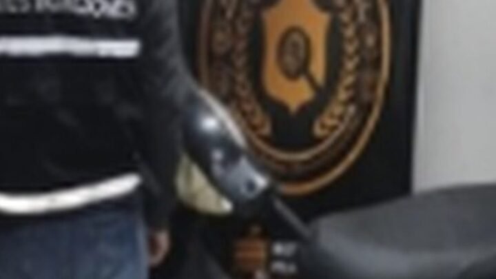 motocicleta con numeración adulterada