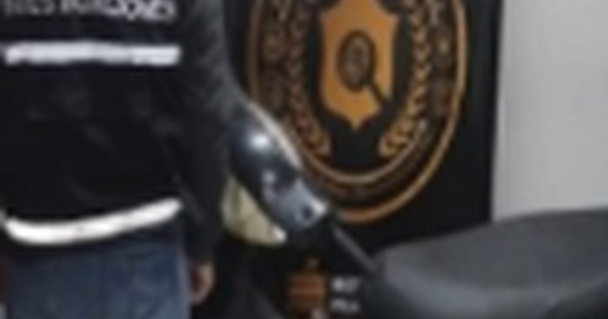 motocicleta con numeración adulterada
