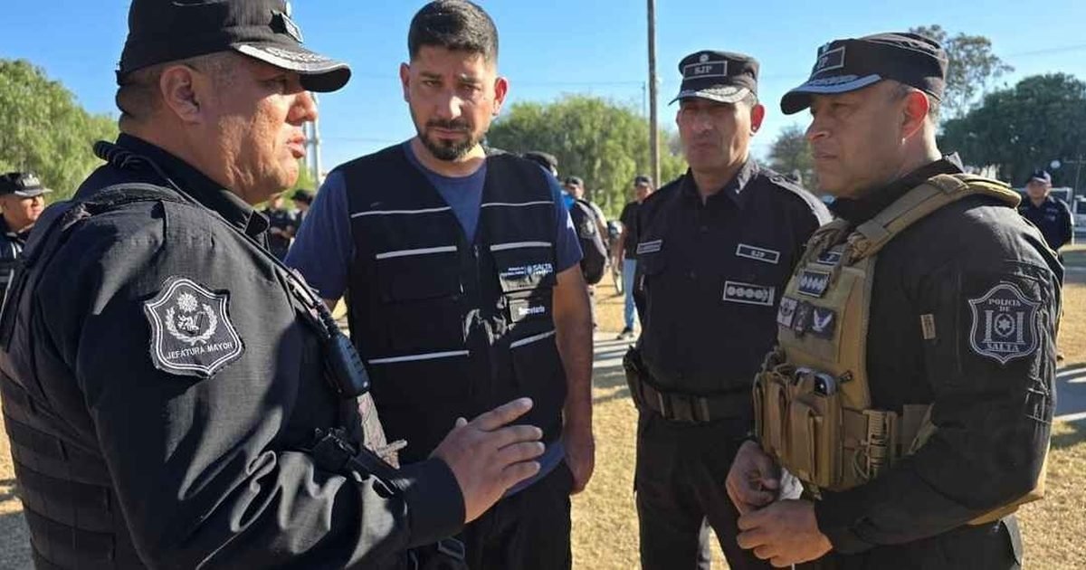 operativo policial barrio La Paz