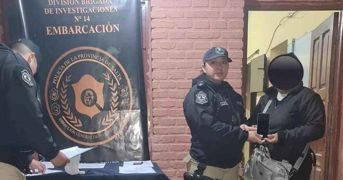 celulares robados en Embarcación