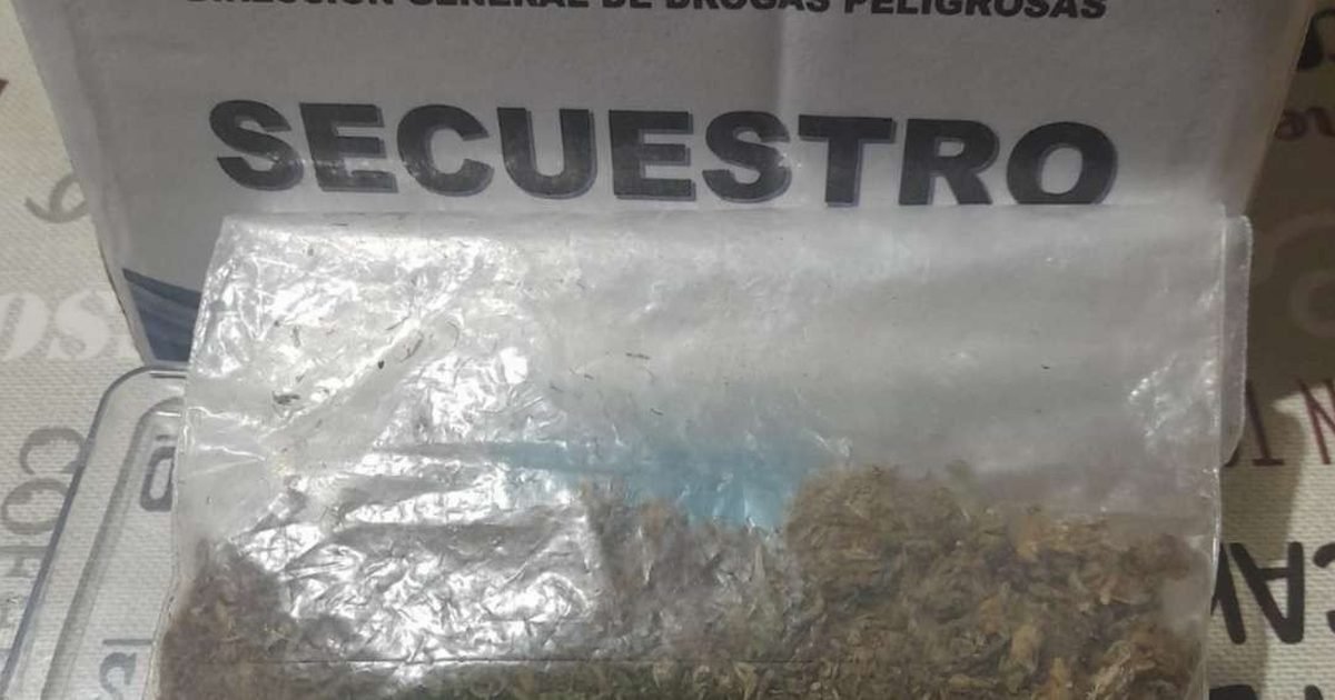 Cafayate hombre fue demorado dosis droga