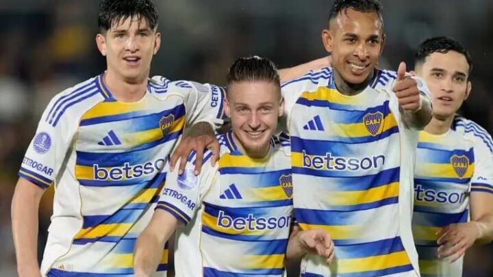 Boca Juniors goleó a Recoleta en Paraguay y avanzó a los cuartos de final de la Copa Sudamericana