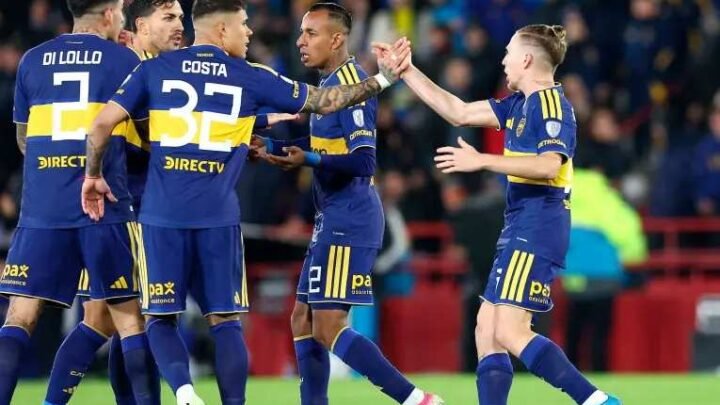 Boca reaccionó a tiempo, dio vuelta el marcador y goleó a Recoleta en la Copa Sudamericana