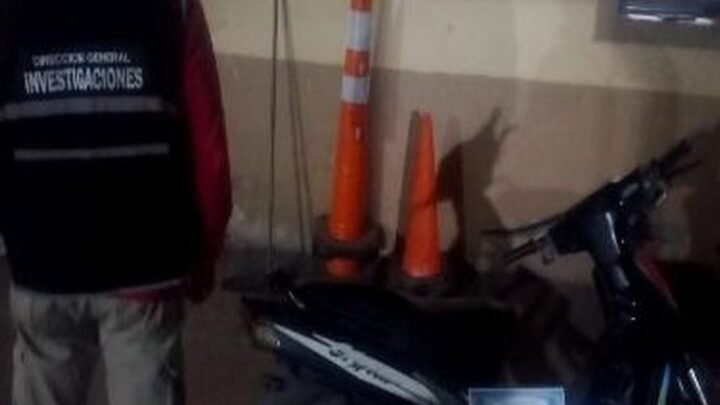 secuestraron una motocicleta