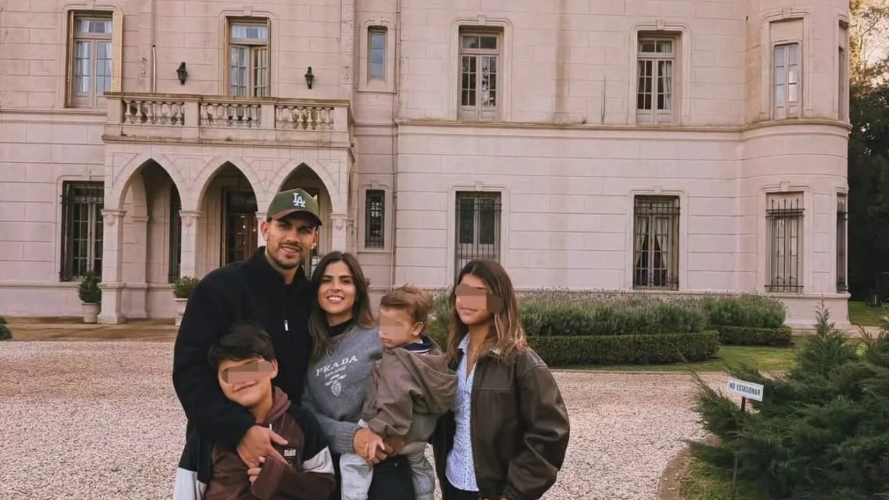 Paredes disfrutó de un descanso familiar en una exclusiva estancia durante el fin de semana largo