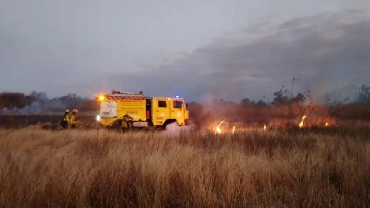 incendios de pastizales en el Valle de Lerma