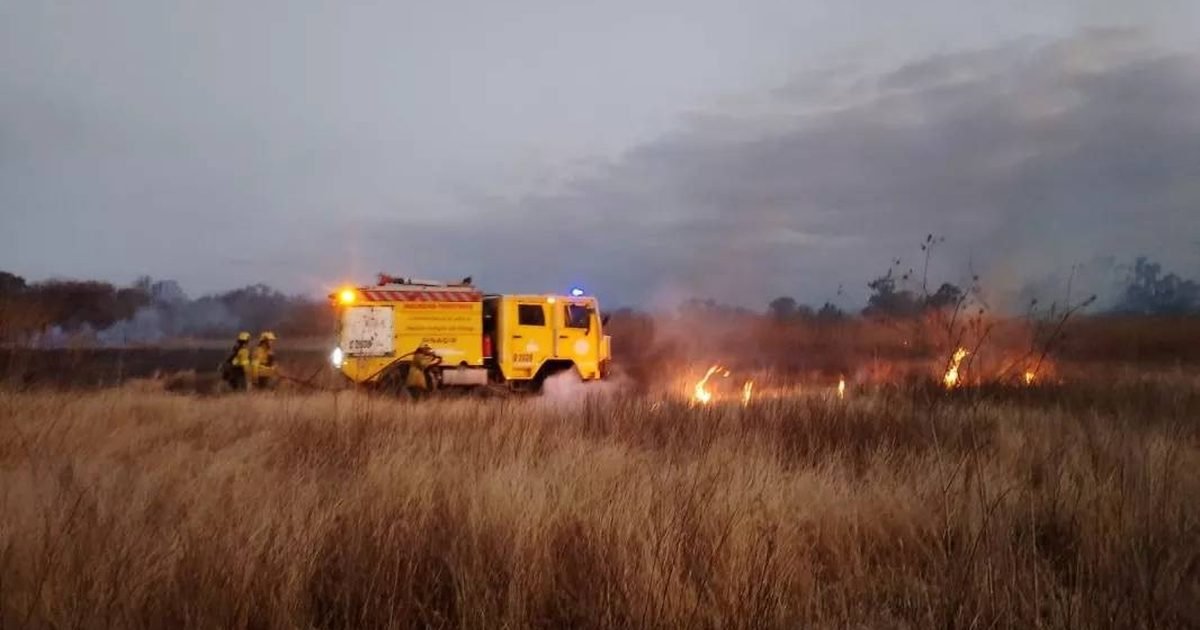 incendios de pastizales en el Valle de Lerma