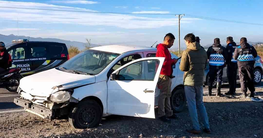 Dos choques en cadena en la Circunvalación Noroeste: afortunadamente no hubo heridos